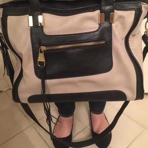 Steve Madden Two Tone (Cream/Black) Bag